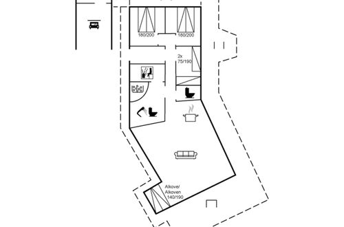 Photo 2 - Maison de 3 chambres à Millinge avec terrasse et sauna