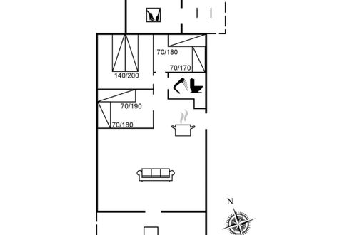 Foto 15 - Casa con 3 camere da letto a Rødby con terrazza