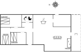 Foto 2 - Casa de 3 quartos em Skagen com terraço