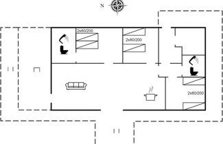 Photo 2 - Maison de 3 chambres à Jerup avec terrasse