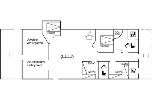 Foto 2 - Casa con 4 camere da letto a Assens con terrazza e sauna
