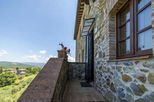 Foto 8 - Appartamento con 2 camere da letto a Castellina in Chianti con piscina e giardino