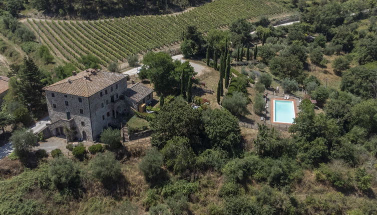 Foto 1 - Appartamento con 2 camere da letto a Castellina in Chianti con piscina e giardino