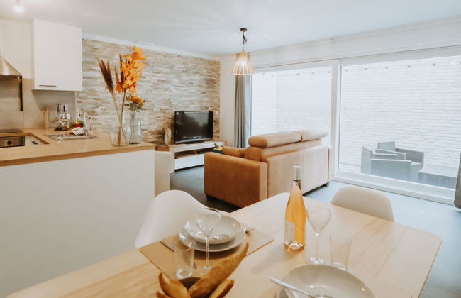 Apartamento de 1 quarto em Blankenberge com jardim e terraço - Foto 1
