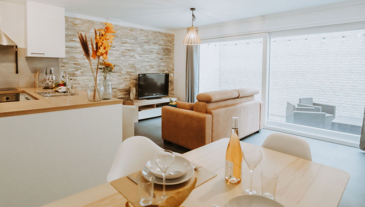 Apartment mit 1 Schlafzimmer in Blankenberge mit garten und terrasse - Foto 1