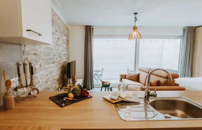 Apartamento de 1 quarto em Blankenberge com jardim e terraço - Foto 20