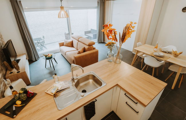 Apartamento de 1 quarto em Blankenberge com jardim e terraço - Foto 17