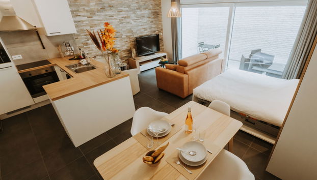 Apartment mit 1 Schlafzimmer in Blankenberge mit garten und terrasse - Foto 2