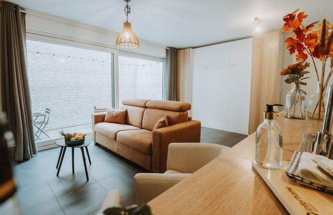 Apartamento de 1 quarto em Blankenberge com jardim e terraço - Foto 13