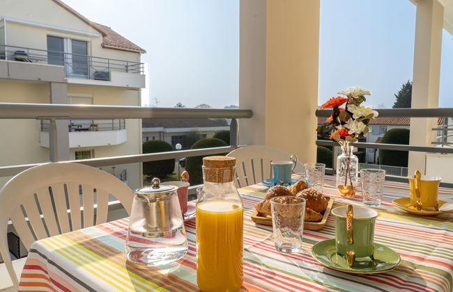 Apartamento de 2 quartos em Pornic com piscina e jardim - Foto 1