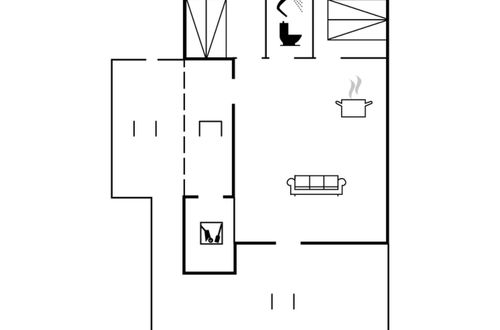Foto 2 - Casa de 2 quartos em Hemmet com terraço