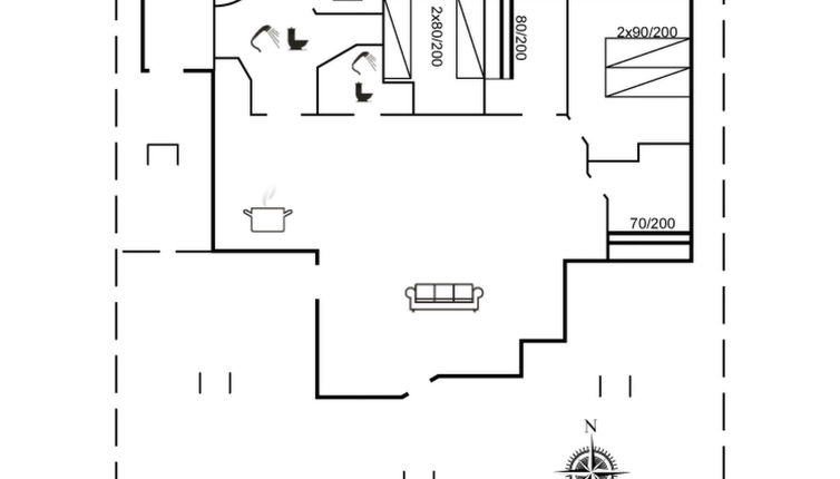 Photo 1 - Maison de 4 chambres à Fjerritslev avec terrasse et sauna