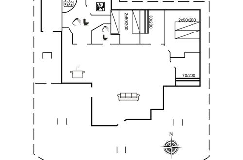 Photo 1 - Maison de 4 chambres à Fjerritslev avec terrasse et sauna