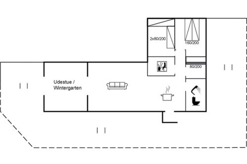 Foto 15 - Casa de 3 habitaciones en Harrerenden con terraza y sauna