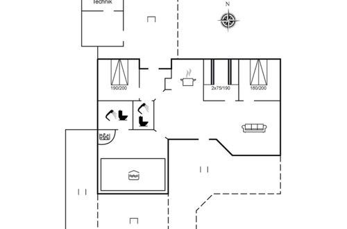 Photo 2 - Maison de 3 chambres à Lønstrup avec piscine privée et terrasse