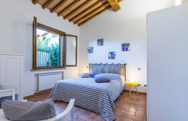 Apartamento de 2 quartos em Santa Luce com piscina e jardim - Foto 13
