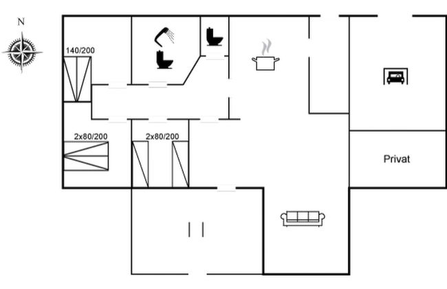 Haus mit 3 Schlafzimmern in Højer mit terrasse - Foto 2