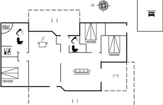 Foto 2 - Casa de 3 quartos em Sæby com terraço e sauna