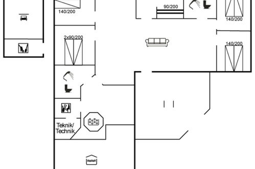 Foto 32 - Casa con 5 camere da letto a Oksbøl con piscina privata e terrazza