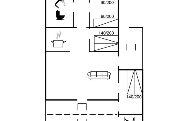 Haus mit 3 Schlafzimmern in Frøstrup mit terrasse - Foto 2