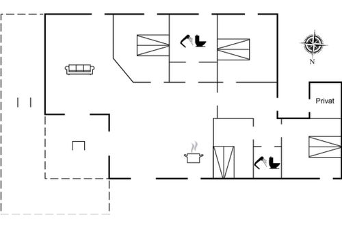 Foto 2 - Casa de 4 quartos em Hals com terraço