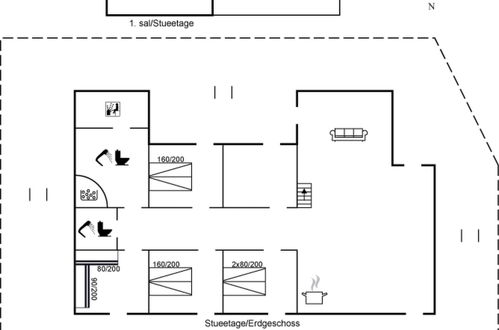 Foto 36 - Casa con 4 camere da letto a Vestervig con terrazza e sauna