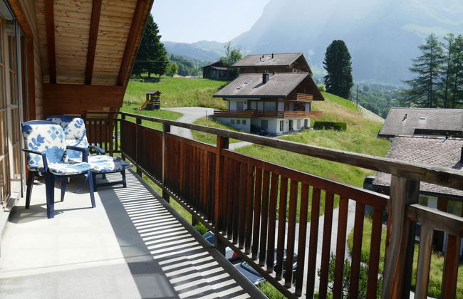 Appartamento con 3 camere da letto a Grindelwald con terrazza - Foto 10