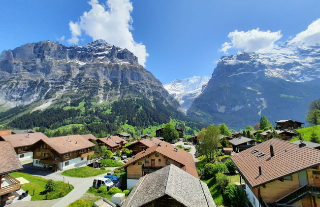 Appartamento con 3 camere da letto a Grindelwald con terrazza - Foto 14