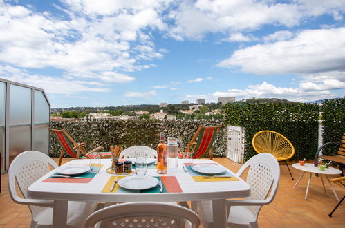 Foto 17 - Apartment mit 1 Schlafzimmer in Cagnes-sur-Mer mit terrasse und blick aufs meer