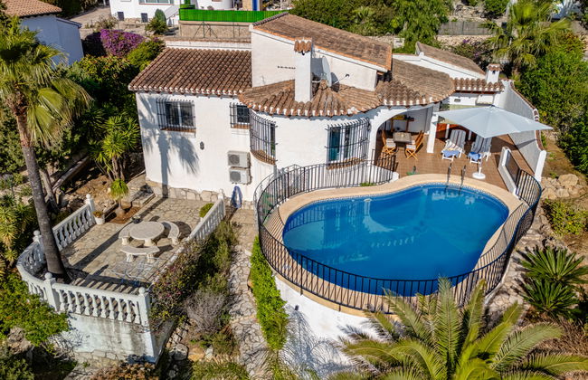 Casa de 3 quartos em Pego com piscina privada e terraço - Foto 7
