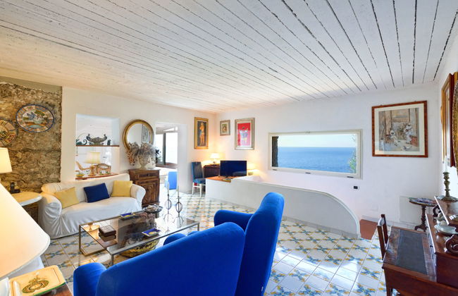 Casa de 4 quartos em Furore com piscina e jardim - Foto 9