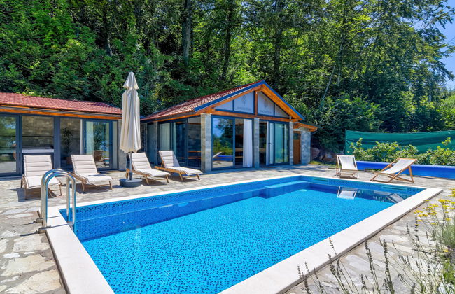 Casa de 7 quartos em Senj com piscina privada e jardim - Foto 18