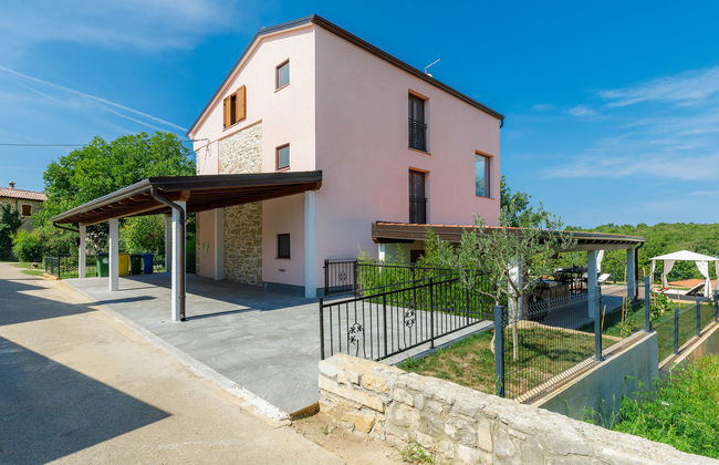 Casa de 5 quartos em Buje com piscina privada e jardim - Foto 36