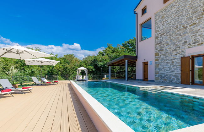 Casa de 5 quartos em Buje com piscina privada e jardim - Foto 6