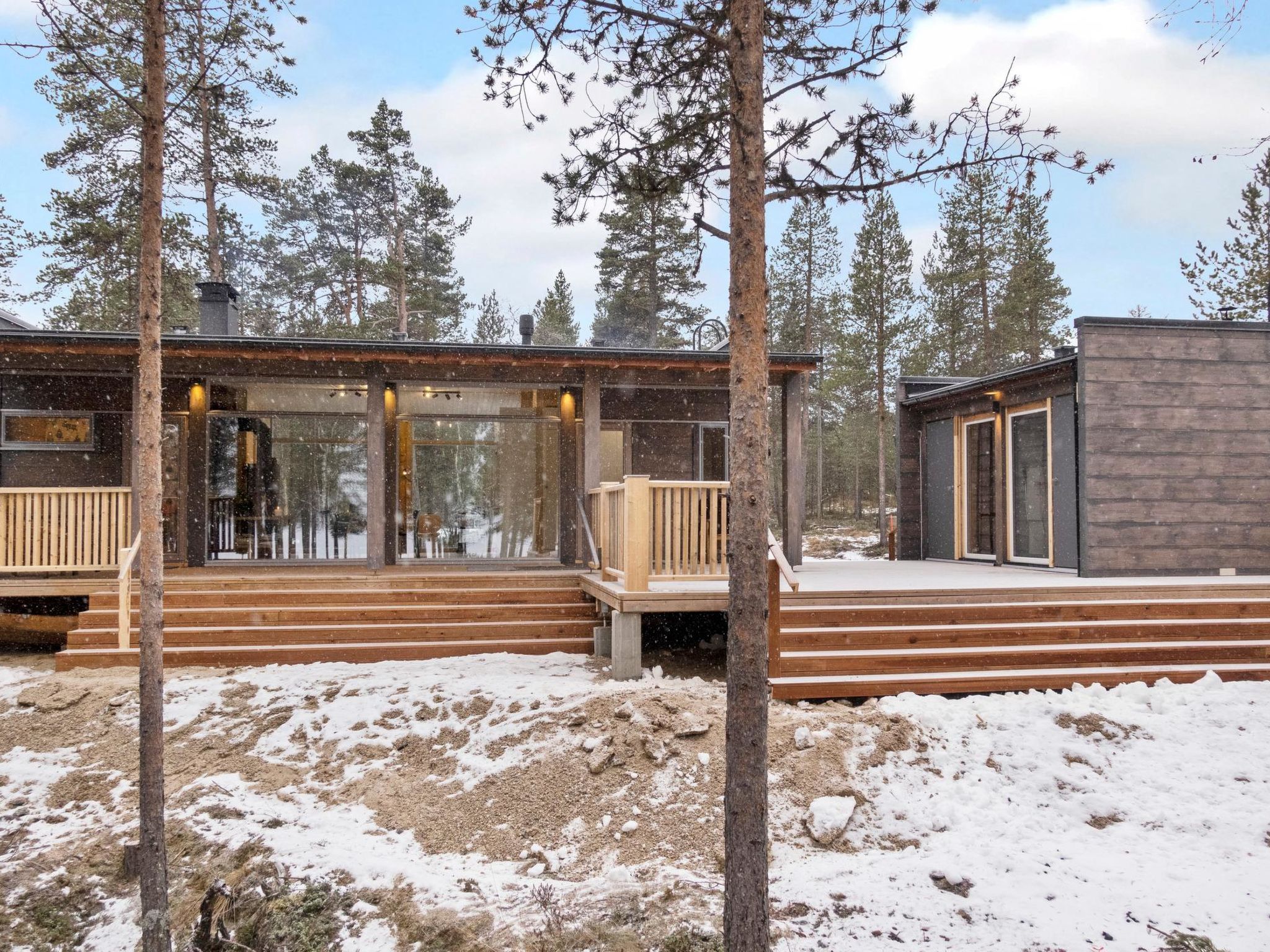 Foto 5 - Casa de 1 habitación en Inari con sauna y vistas a la montaña