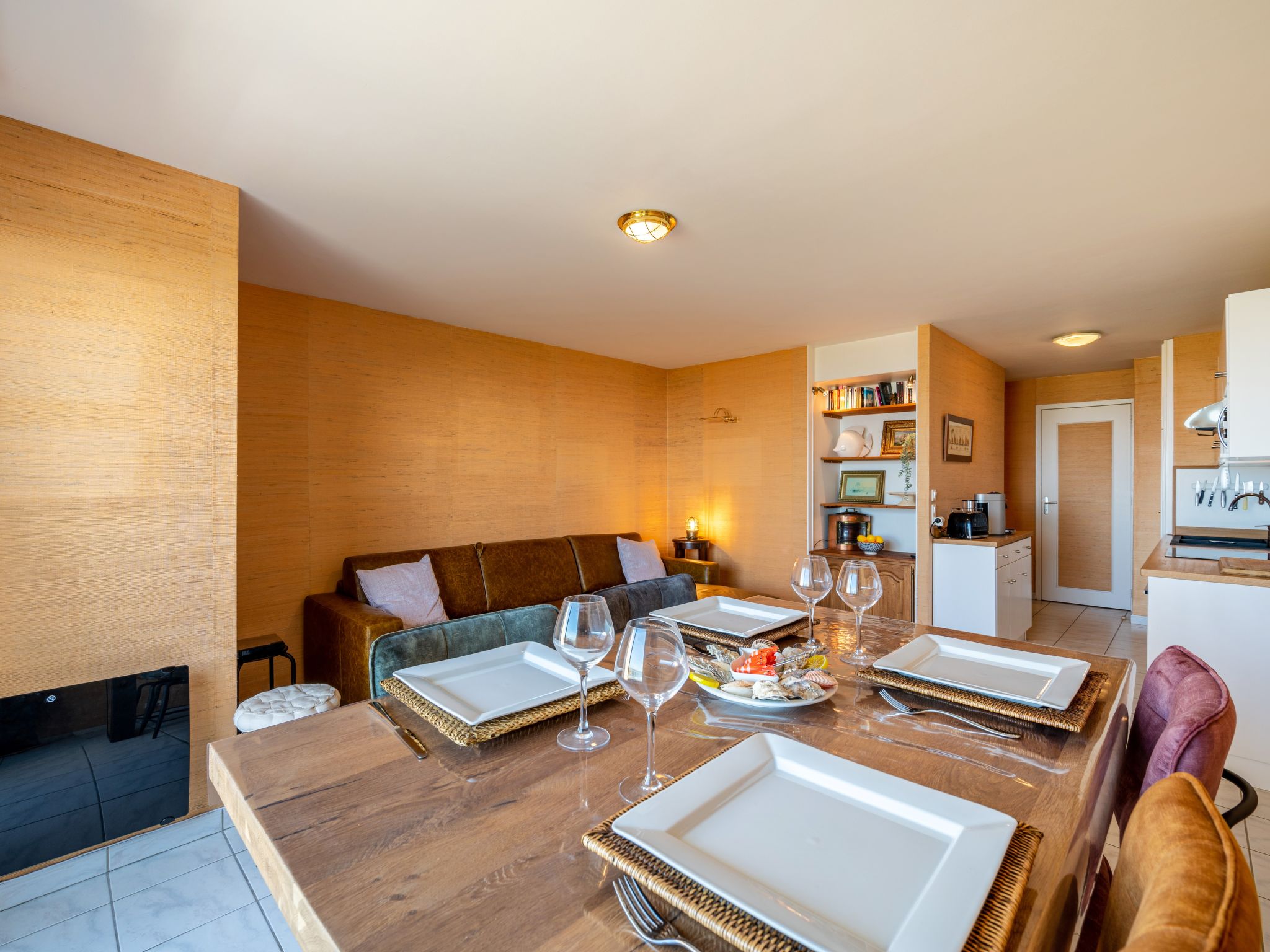 Foto 6 - Appartamento con 1 camera da letto a Quiberon con vista mare