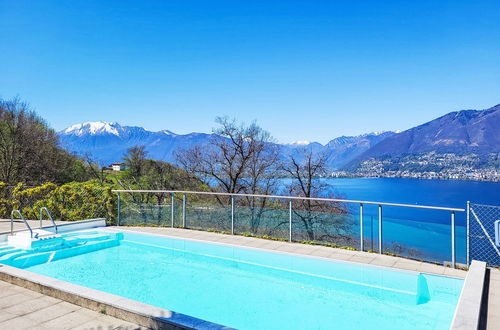 Foto 24 - Appartamento con 2 camere da letto a Gambarogno con piscina e giardino