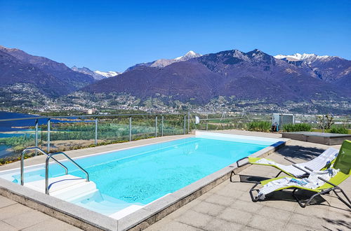 Foto 21 - Appartamento con 2 camere da letto a Gambarogno con piscina e giardino