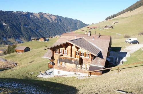 Foto 4 - Appartamento con 2 camere da letto a Lauenen con vista sulle montagne