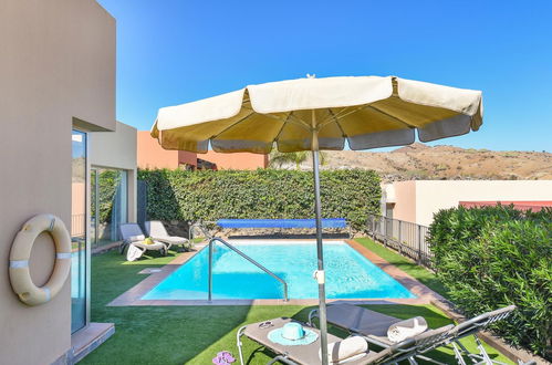 Photo 4 - Maison de 2 chambres à San Bartolomé de Tirajana avec piscine privée et vues à la mer