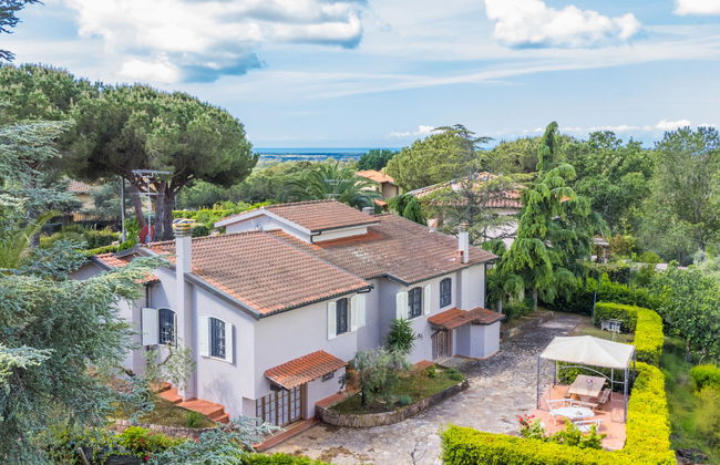Apartamento de 3 quartos em Casale Marittimo com piscina e jardim - Foto 28