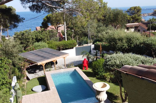 Foto 1 - Haus mit 1 Schlafzimmer in Roquebrune-sur-Argens mit privater pool und blick aufs meer