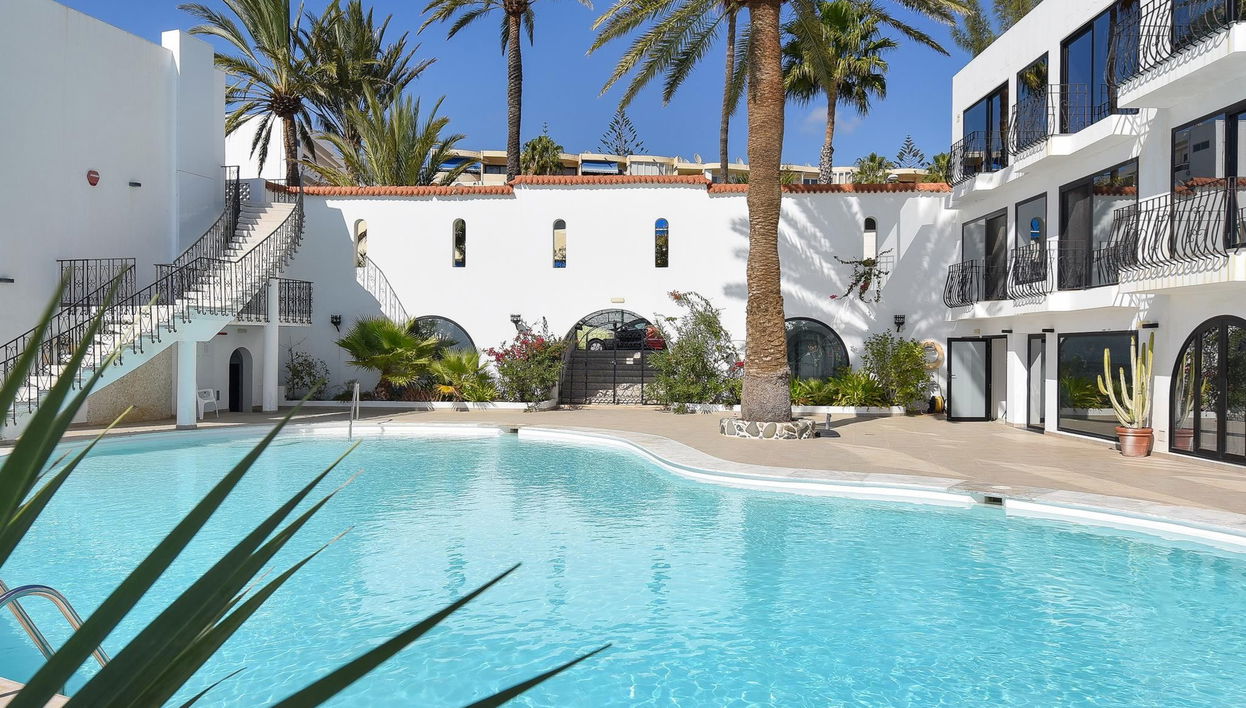 Apartment mit 2 Schlafzimmern in San Bartolomé de Tirajana mit schwimmbad und terrasse - Foto 1