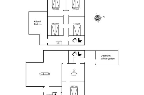 Foto 35 - Casa de 5 habitaciones en Løkken con terraza