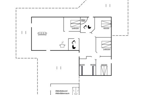 Photo 2 - Maison de 5 chambres à Nykøbing Sj avec terrasse et bain à remous