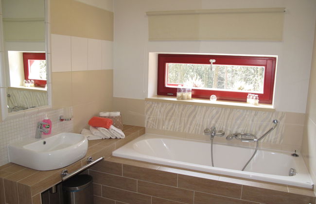 Apartamento de 1 quarto em Hřensko com jardim e terraço - Foto 16