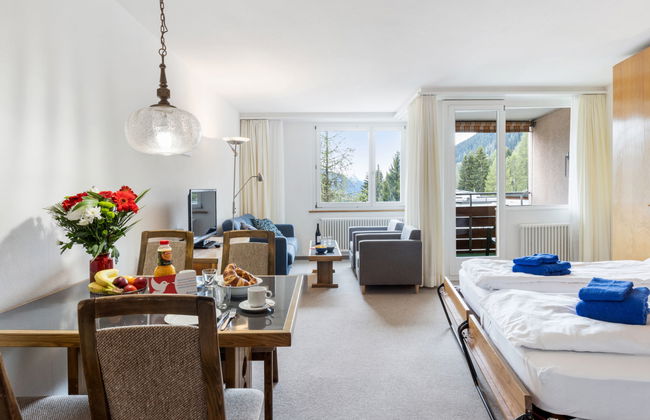 Apartamento de 2 quartos em Davos com sauna - Foto 1