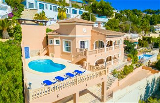Foto 1 - Casa de 4 habitaciones en Teulada con piscina privada y vistas al mar