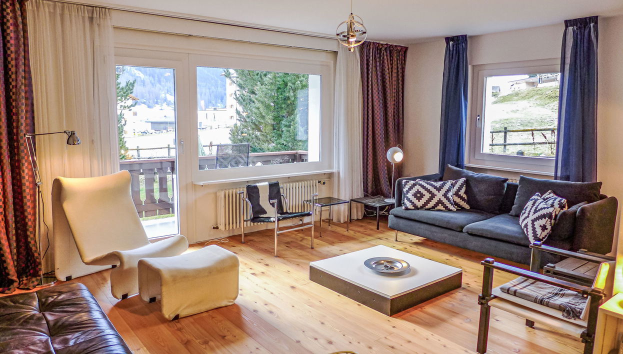Apartment mit 3 Schlafzimmern in Zuoz mit garten - Foto 1