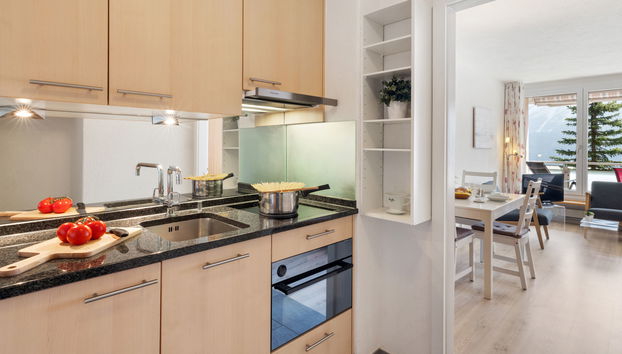 Apartment mit 1 Schlafzimmer in Arosa - Foto 4